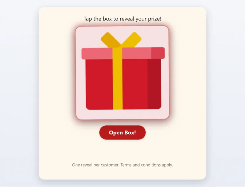 Prize Reveal game preview