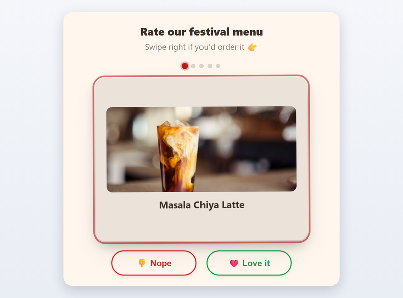 Swipe game preview