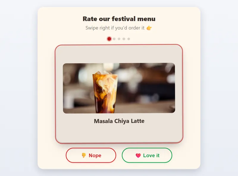 Swipe game preview